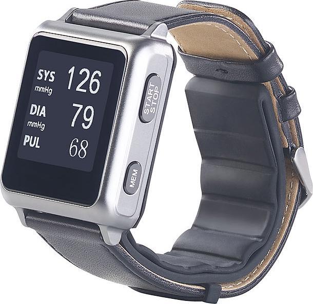 Immagine prodotto Newgen medicals Orologio da polso per la pressione sanguigna con pompa, display E-Ink, Bluetooth e App