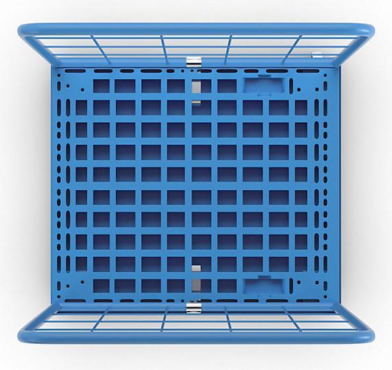 Actual product image kaiserkraft Roll container with mesh walls (500 kg)