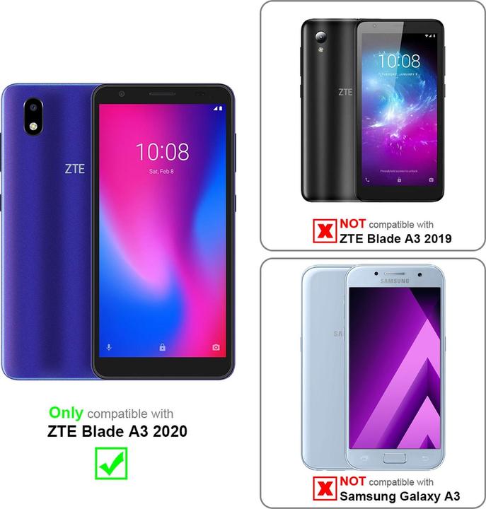 Produktbild Cadorabo Book Invisible Magnet Cover (ZTE Blade A3 (2020))