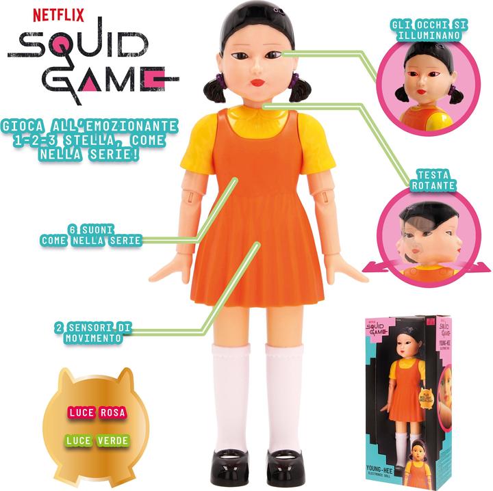 Produktbild Squid Game Interaktive Puppe Young-Hee
