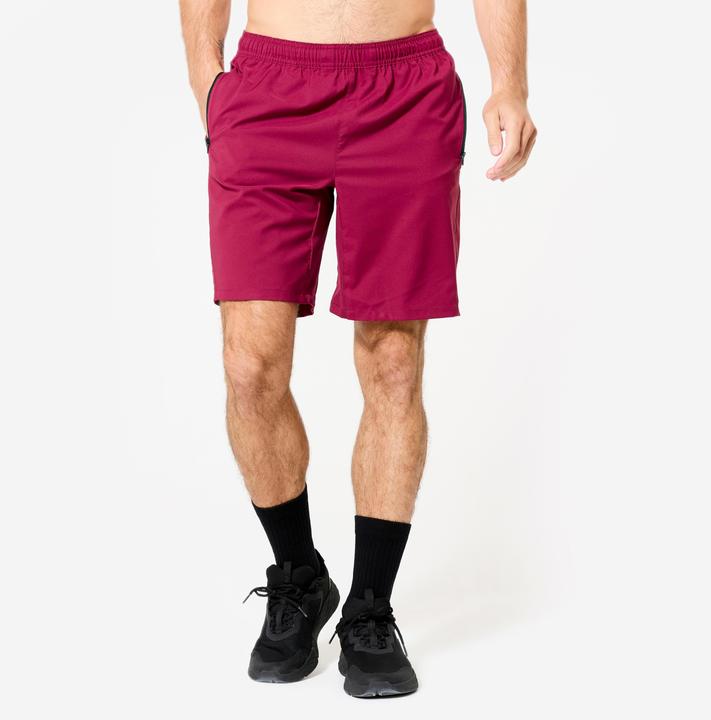 Produktbild Domyos Shorts Herren atmungsaktiv Reissverschlusstaschen - violett (XXL)