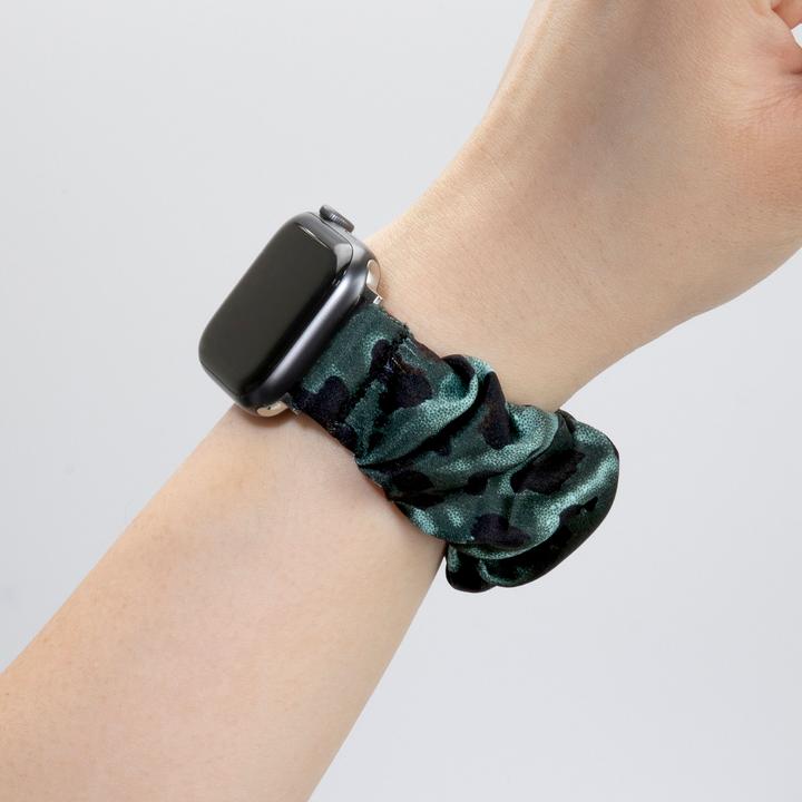 Actual product image Laut Pop Loop Apple Watch Strap 38 / 40 mm Leopard Green Colorful (38 mm, 40 mm, 41 mm, Stainless steel, Nylon)
