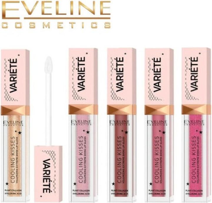 Image du produit Eveline Variete Cooling Kisses Volumizing Extreme Shine Lip Gloss 06 AmazingKiss (06 AmazingKiss)
