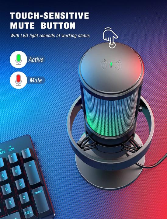 Produktbild Fifine A8 black Professional Recording USB Microphone