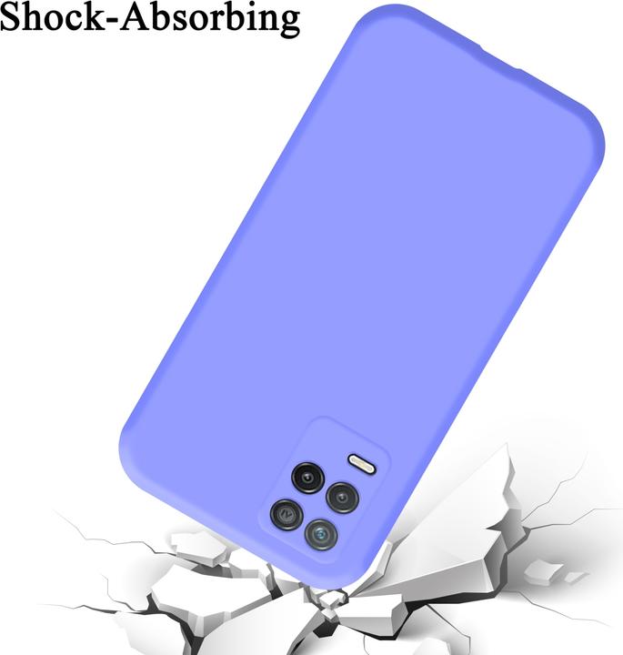 Image du produit Cadorabo TPU Liquid Silicone Case Case pour Realme 8 5G / V13 / Q3 / Q3i / Narzo 30 5G (Realme 8 5G, Realme Narzo 30 5G)