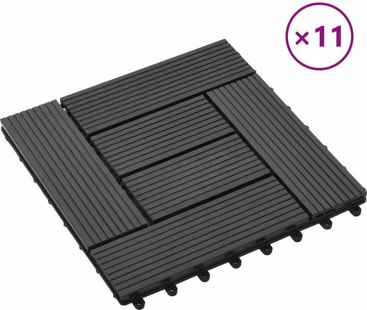Produktbild vidaXL Terrassenfliese (11x, 30 x 30 cm)