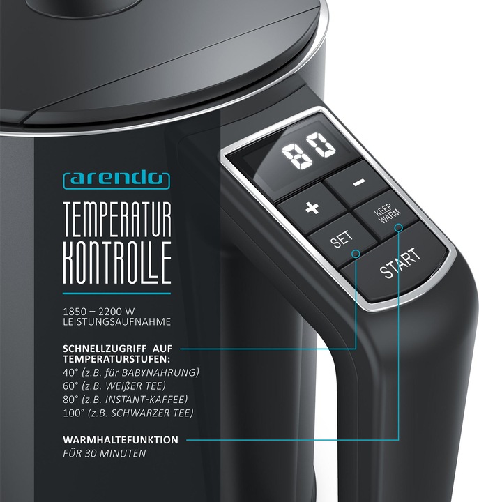 Image du produit Arendo Bouilloires électriques (1.50 l)