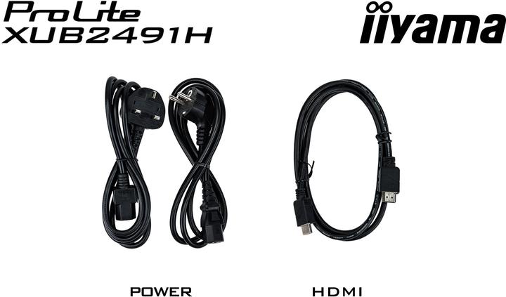 Produktbild iiyama TFT XUB2491H-B1 60.5cm IPS 23.8"/1920x1080/DP/HDMI/100Hz/h?v (1920 x 1080 Pixel, 23.80")