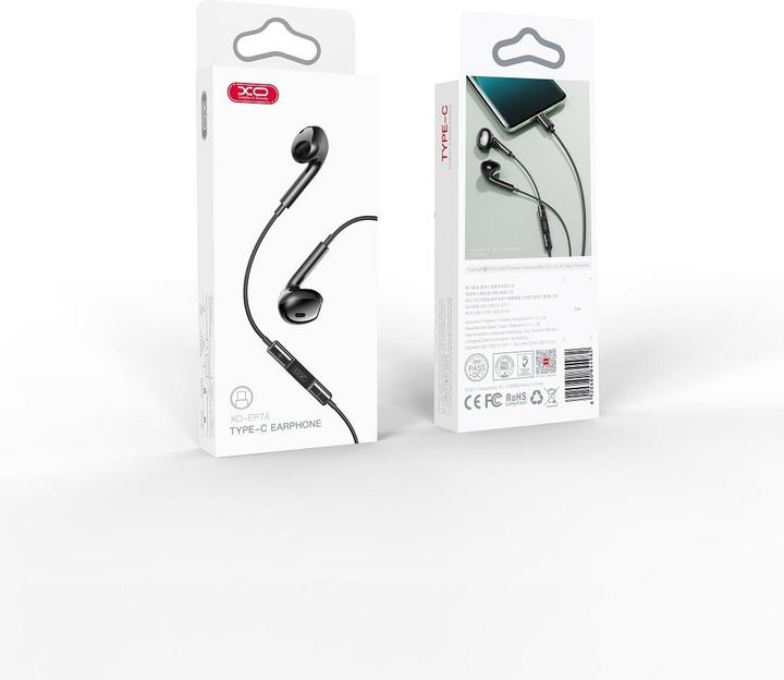 Image du produit xO écouteurs filaires EP74 USB-C noir (Filaire)