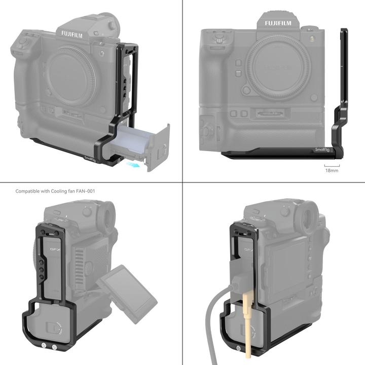 Produktbild SmallRig L-Winkel GFX100 II mit VG-GFX100 ll (Griff)