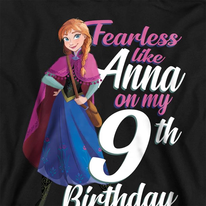 Produktbild Disney Frozen Fearless Like Anna Kapuzenpullover 9 Geburtstag (128)