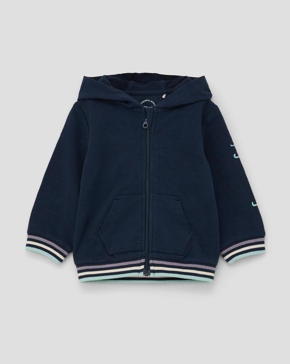 Produktbild s.Oliver Sweatshirt Jacke Sweatshirt-Jacke aus Baumwollstretch (80)