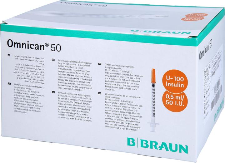 Actual product image B.Braun Insulin 50