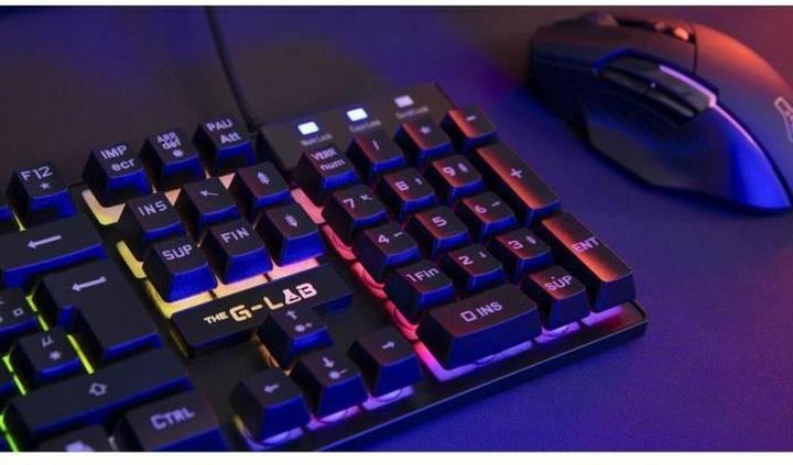 Immagine prodotto The G-Lab Clavier Gamer Keyz Caesium RGB (Noir) (FR)