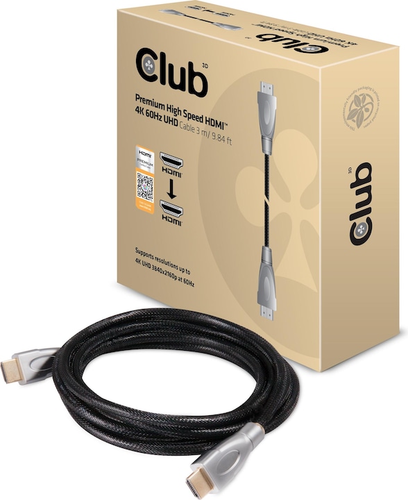 Produktbild Club 3D HDMI (Typ A) – HDMI (Typ A) (3 m, HDMI)