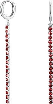 Immagine prodotto Rosefield - Charming steel earrings with red crystals Tennis JETSS-J925