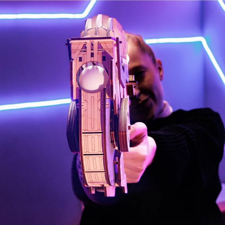 Immagine prodotto Eco Wood Art Pistola PING-PONG - Kit di costruzione in legno 3D