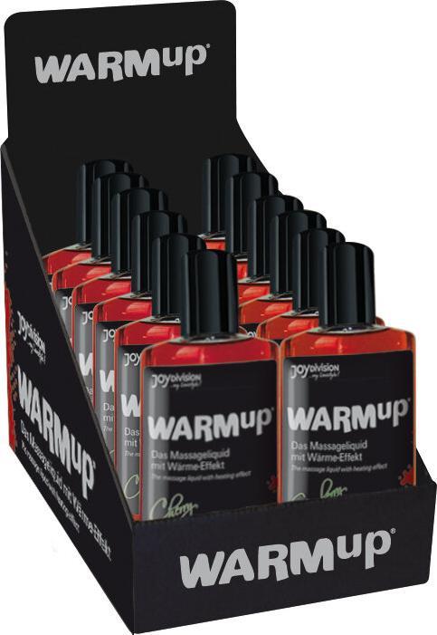 Joydivision Présentoir Warm Up 12 pcs 6x fraise 6x cerise