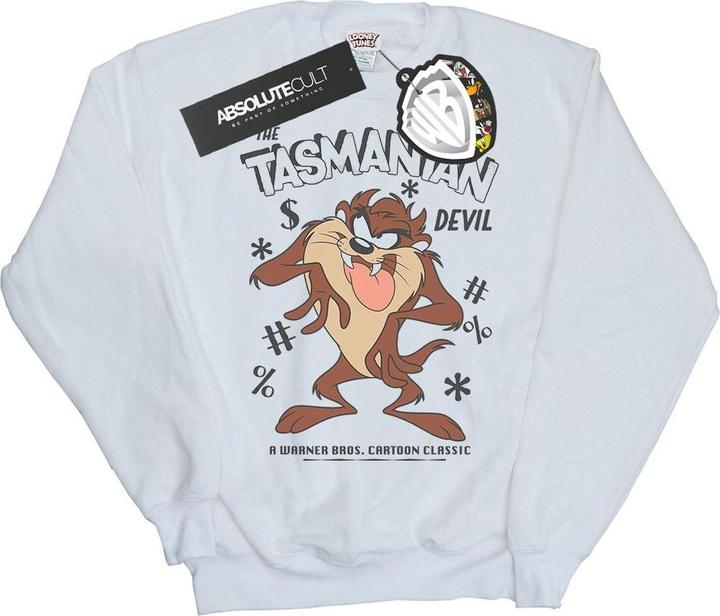 Produktbild Looney Tunes Vintage Tasmanian Devil Sweatshirt Mädchen (140, 146)