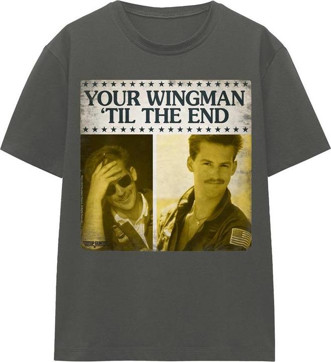 Actual product image Top Gun Unisex Adult Til The End T-Shirt (M)