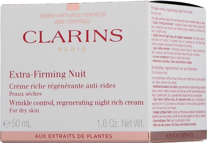 Image du produit Clarins Nuit extra-raffermissante - peau sèche (50 ml)