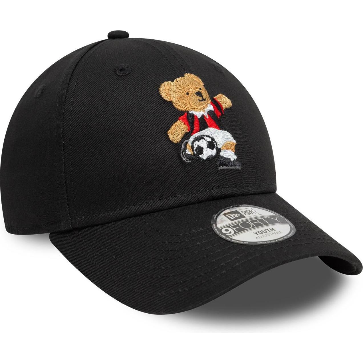 Thumbnail - New Era, Jungen, Cap, 9Forty Kinder Cap - AC MAILAND schwarz BEAR - Child, Schwarz, (53, 52 C, 54 C)