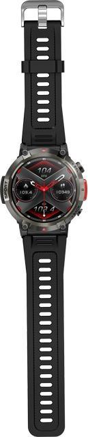 Actual product image Giewont Veltori VT140-1 Smartwatch, schwarzes Silikonarmband