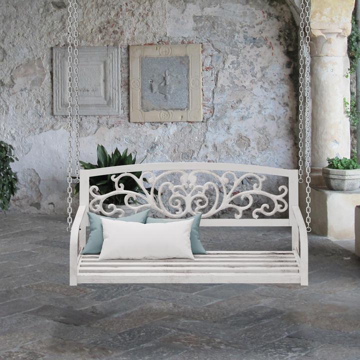 Actual product image Relaxdays swing bench