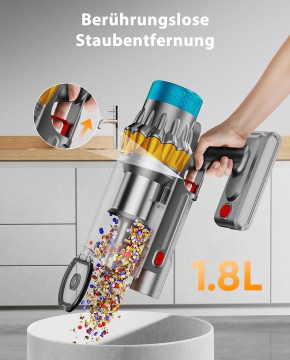 Produktbild Jrfyhft Akkustaubsauger mit OLED-Display