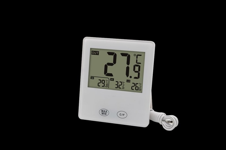 Produktbild Deltaco Nordic Quality Digital indoor-outdoor thermometer w wired sensor