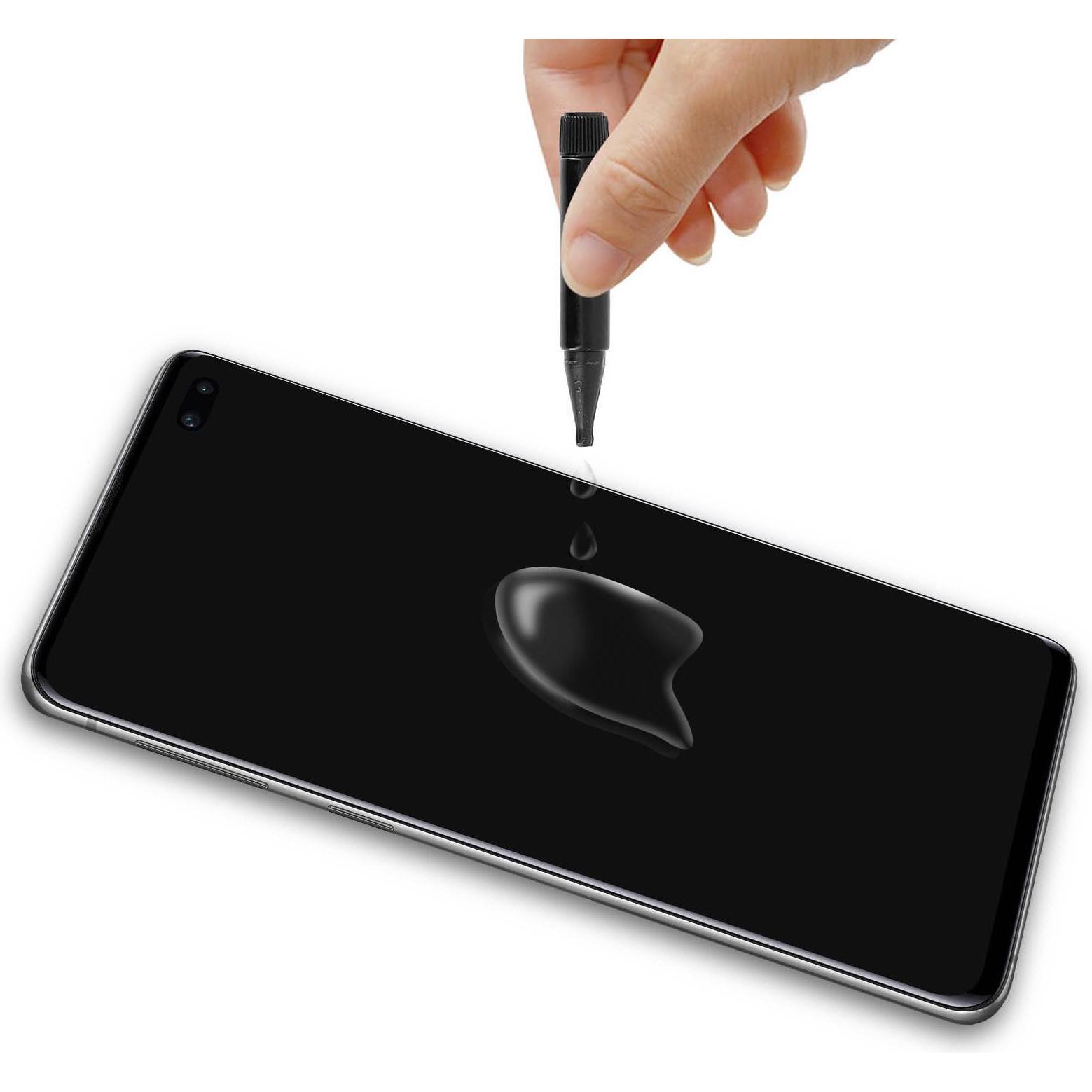 Thumbnail - Avizar Glas mit Flüssigkleber und UV-Licht (1 Stück, Samsung Galaxy S10+), Smartphone Schutzfolie, Transparent