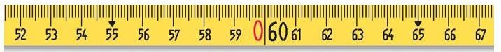 Actual product image BMI Frame tape measure ERGOLINE (mm, cm)