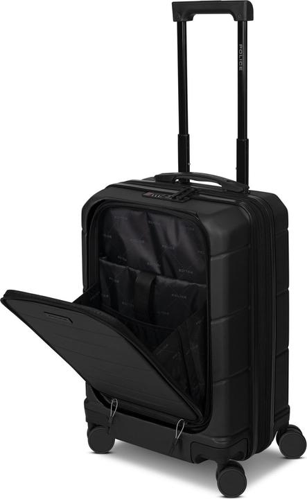 Immagine prodotto Police 4 Rollen Kabinentrolley 55 cm Laptopfach mit Dehnfalte (42 l)