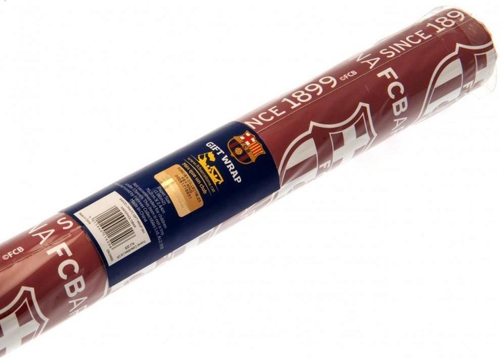 Produktbild FC Barcelona Musterdruck Geschenkpapier (Geschenkpapier)