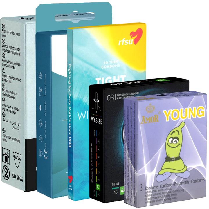 Actual product image Kondomotheke A5 Special Tight Pack - 5x tighter condoms (36 pcs.)