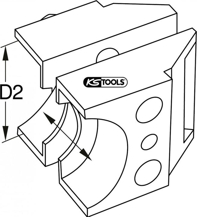 Actual product image KS Tools Clamping bore spreading tool