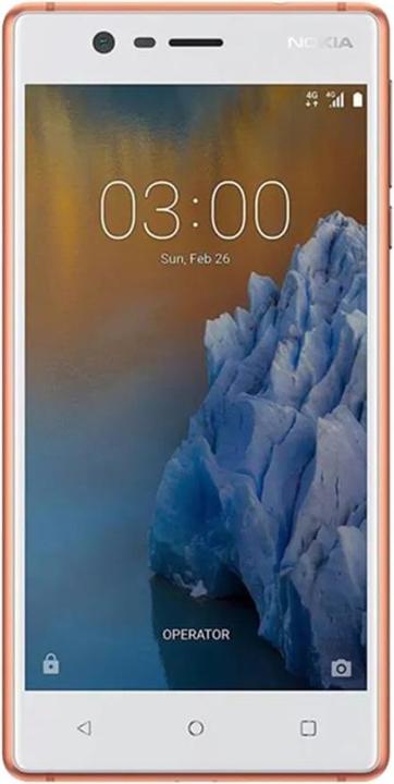 Produktbild Nokia 3 (16 GB, Copper, 5", Hybrid Dual SIM, 8 Mpx, 4G)