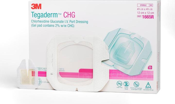 Produktbild 3M Tegaderm CHG Port Dressing 12x12cm 25 Stk (25 x)