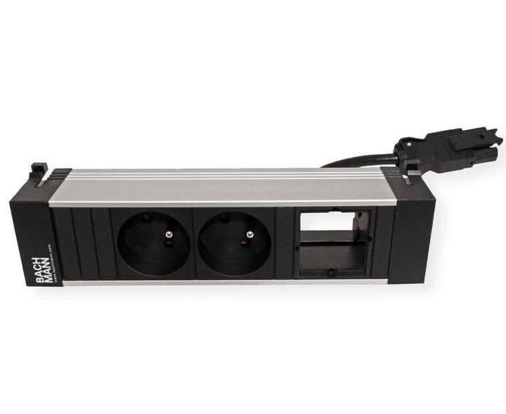 Image du produit Bachmann POWER FRAME - bloc multiprise - CA 230 V (3x, CEE 7/3, PECO 7/5)
