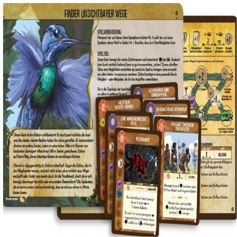 Thumbnail - Pegasus Spirit Island: Finder unsichtbarer Wege, Promo-Pack, für 1-4 Spieler, ab 12 Jahre, DE-Erweiterung (Deutsch)