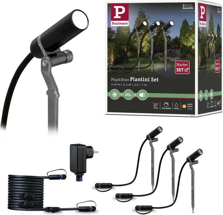 Actual product image Paulmann Plug & Shine Basic Set (200 lm, IP65)