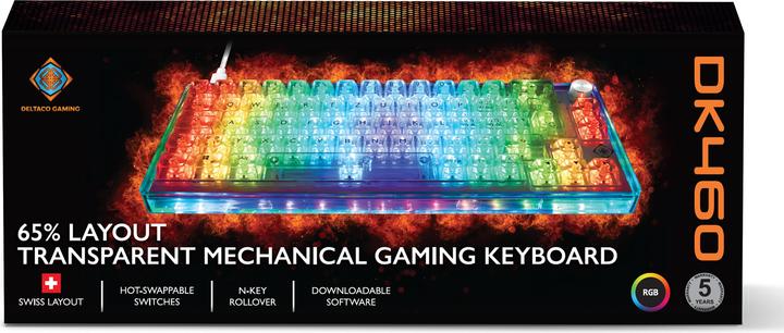 Immagine prodotto Deltaco Gaming DK460 (CH, Cablato)