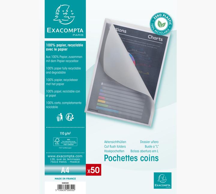 Image du produit Exacompta Housses et pochettes (A4, 50x)