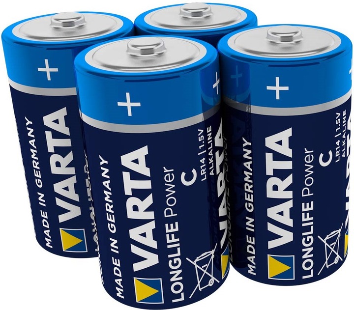 Actual product image Varta long-life power (4 pcs., C, 7800 mAh)