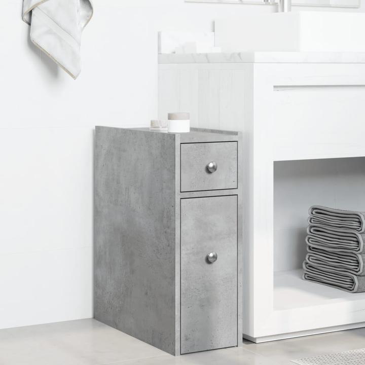 Image du produit vidaXL Armoire de salle de bain Étroite avec roulettes (21.5 x 50 x 60 cm)