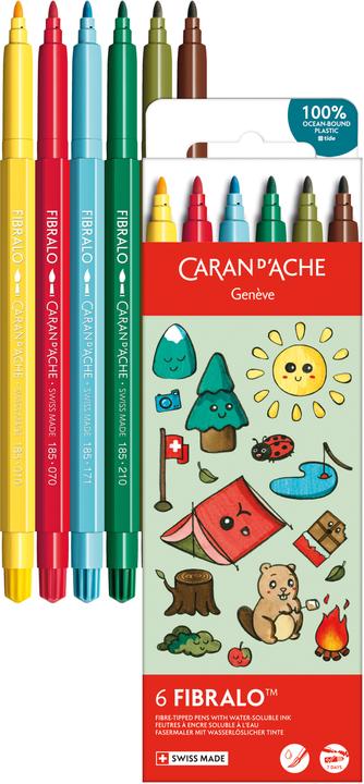 Image du produit Caran d'Ache Feutres Fibralo Kawaii (6x)