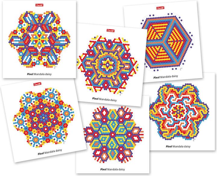 Actual product image Quercetti Pixel Art Mandala, 1200 pins (1200 pieces)