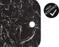 Image du produit Kinvara planche à découper bois et marbre noir 38cm