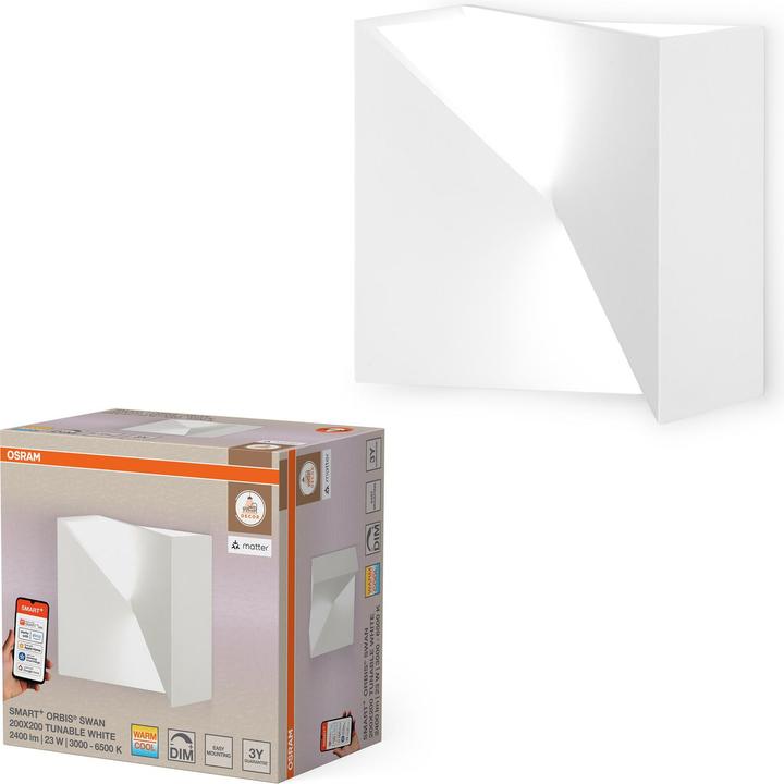 Produktbild Osram SMART+ Matter Wall Swan 200x200mm Tunable White (1300 lm)