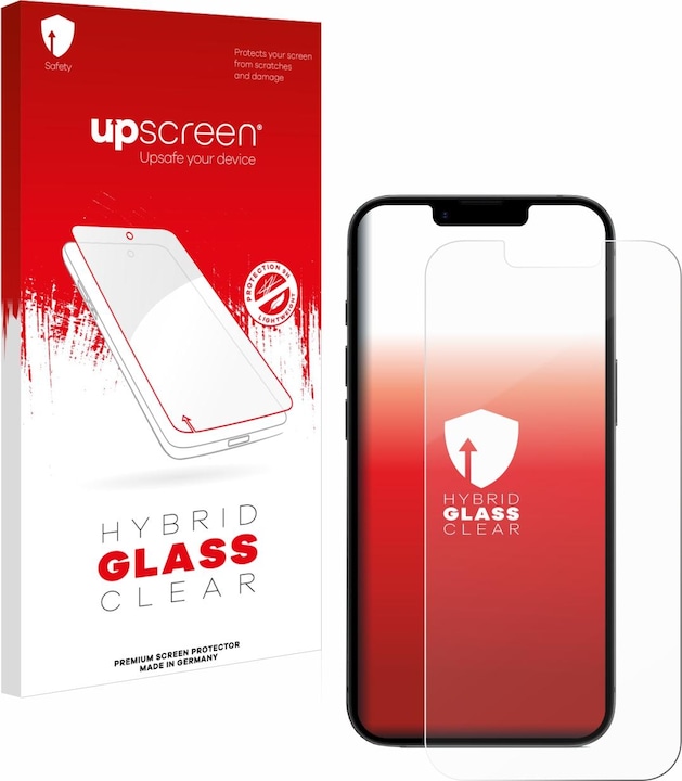 Produktbild upscreen Schutzglas Schutzfolie Displayschutz Display Schutz Glas Folie klar (1 Stück, Apple iPhone 16e)